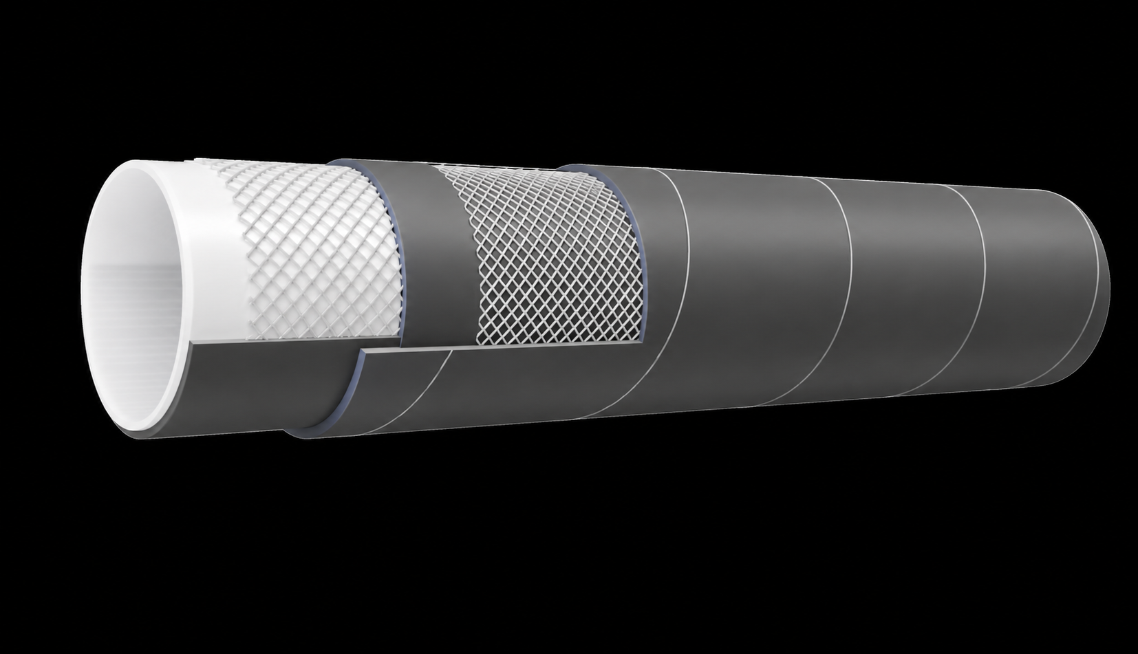Dry Bulk Food Discharge Hose-FDA Grade 75PSI